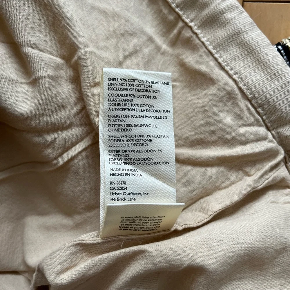 Free People Golden Quills Military Parka with Embroidered Sleeves - Picture 14 of 16